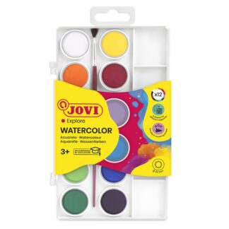 Acuarelas 12 colores