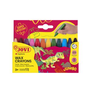 Crayón de cera grueso caja de 12 colores