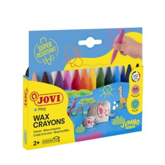 Crayón Triangular de Cera caja de 12 colores