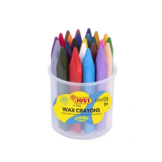 Bote Crayón de cera triangular de 24 colores