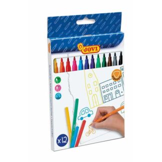 Marcador delgado 12 colores