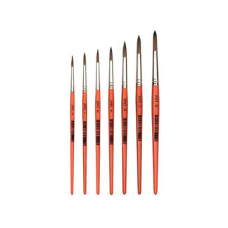 Pincel No. 6 al 12 cerda redonda