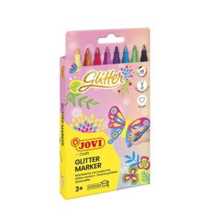 Marcadores Glitter 8 Colores