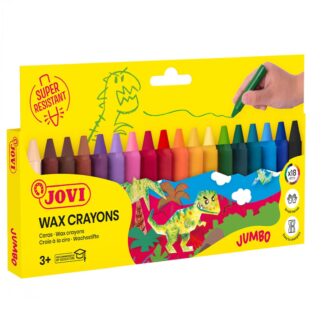 Crayón de cera grueso caja de 18 colores